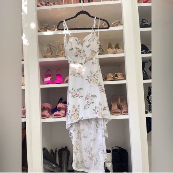 COPY - NWT Backless high low floral causal dress Size XS - Picture 2 of 11